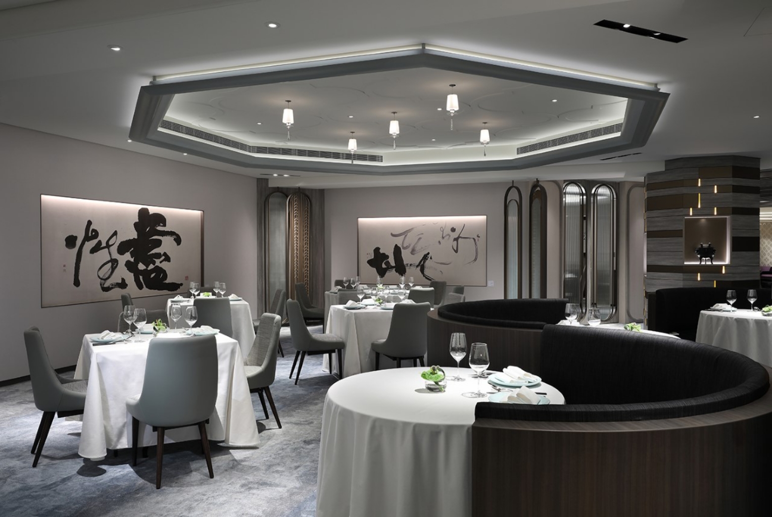 台北亞都麗緻大飯店天香樓廳景
