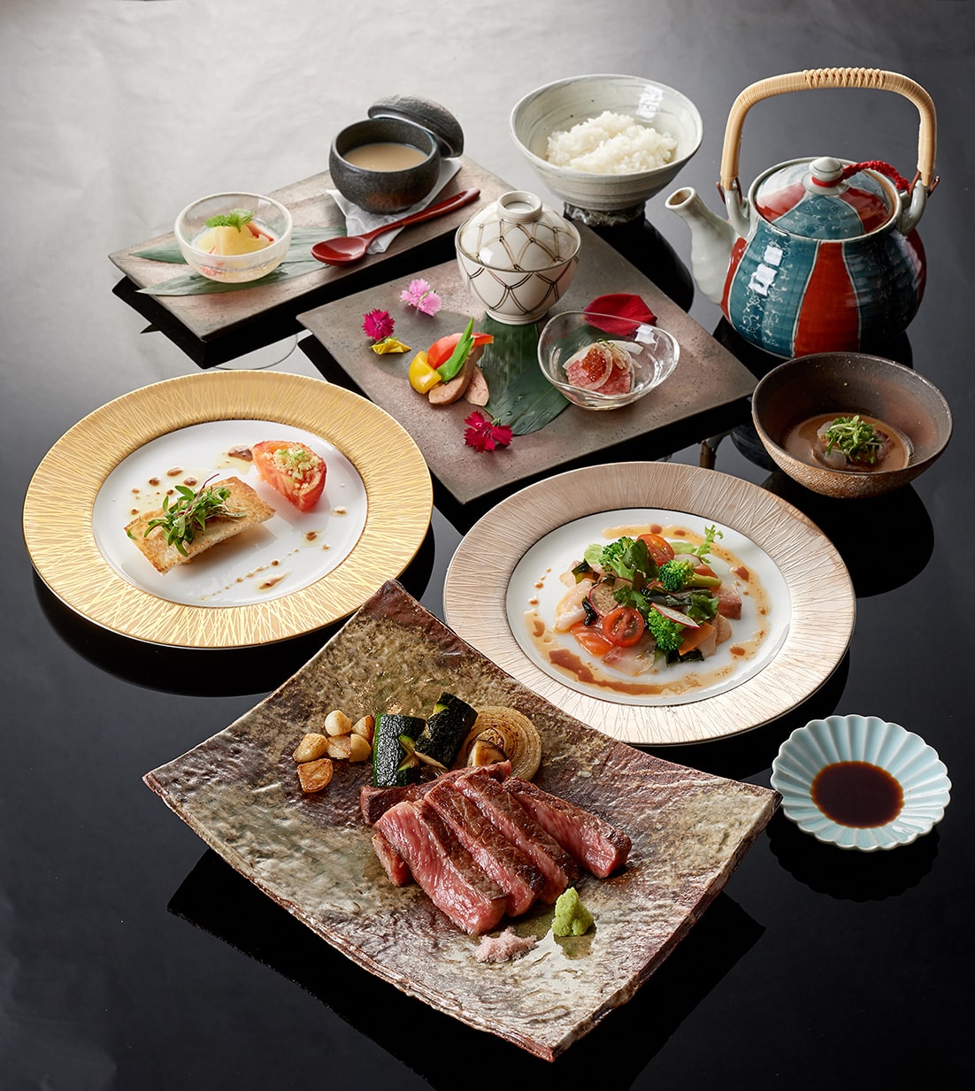 台北美福大飯店 晴山日本料理 鐵板燒套餐